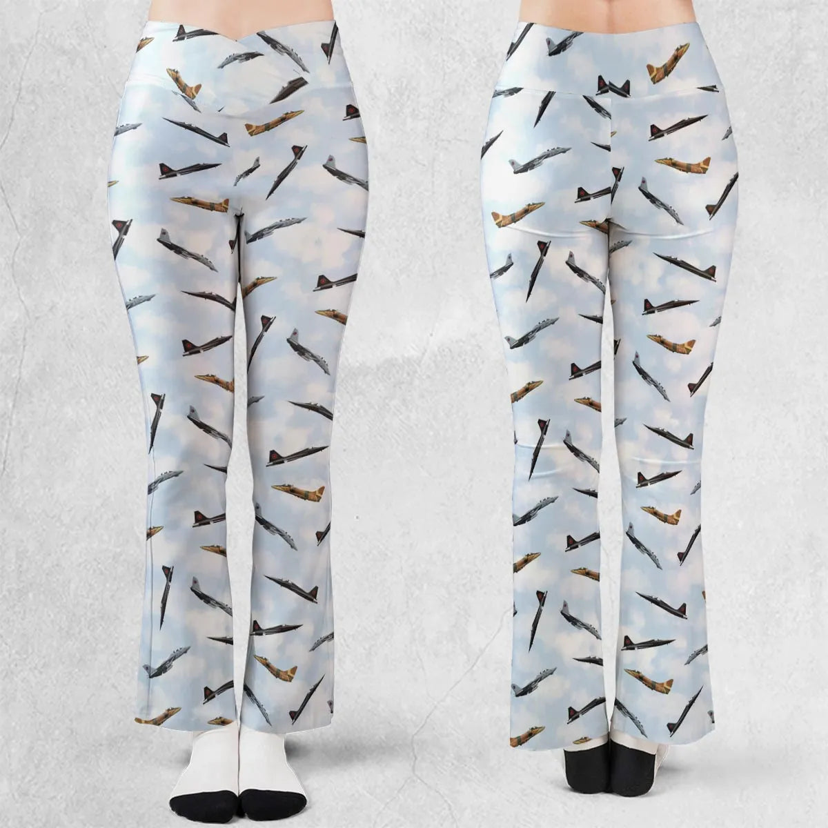 Top Gun Aircraft Flare Leggings