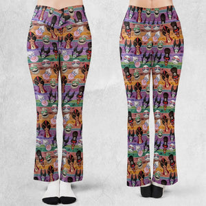 Chillin' like a Villain Summer Vibes Flare Leggings
