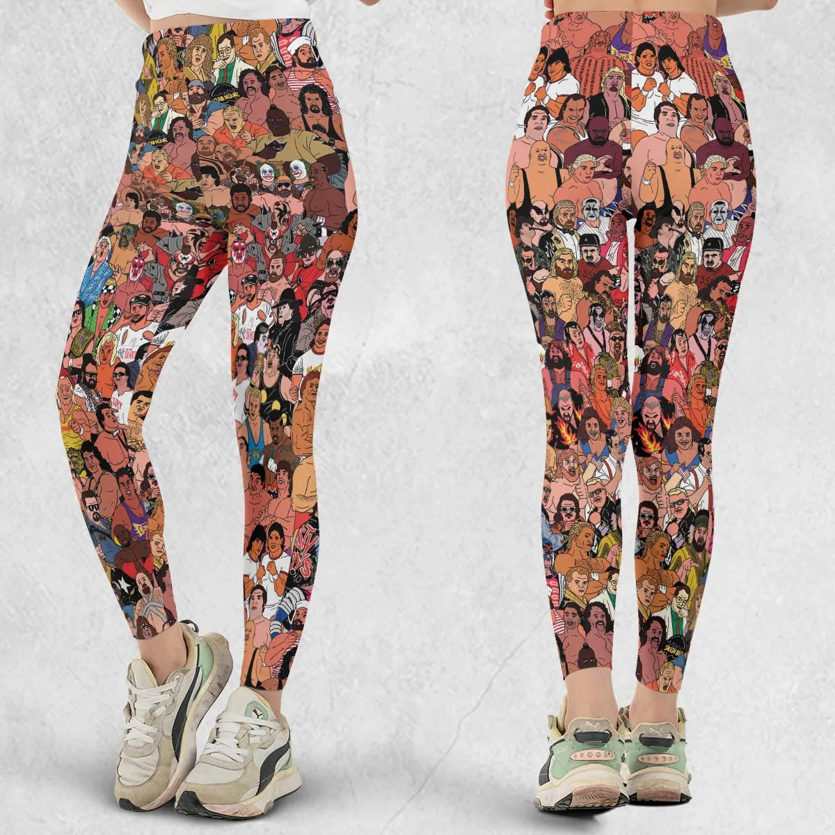 90s Professional Wrestlers Legging