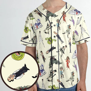 Real Ghostbusters Unisex Baseball Jersey