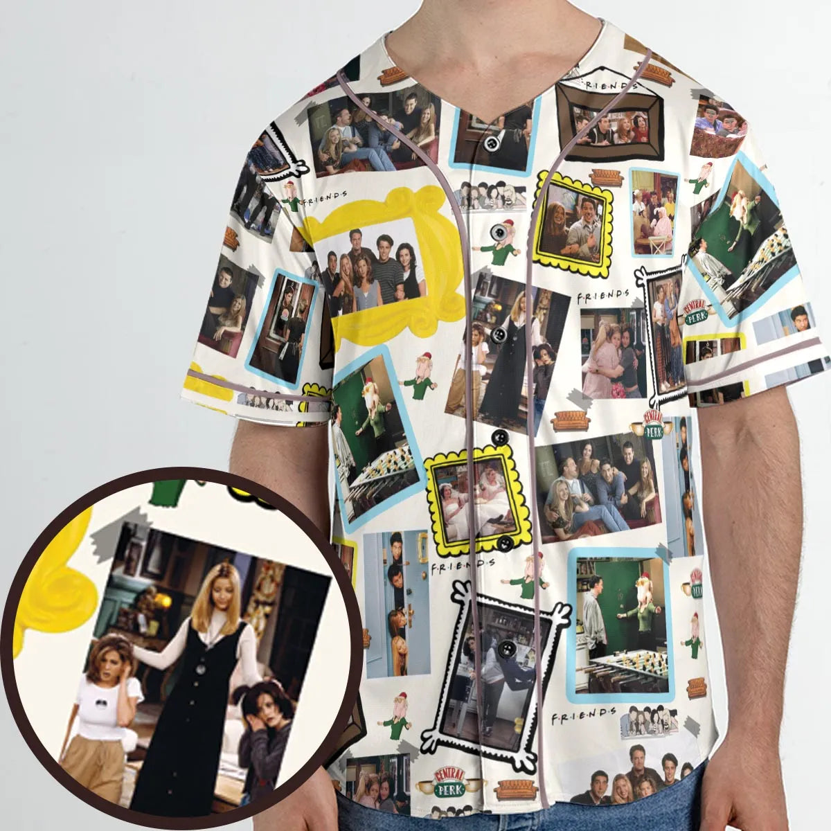 FRIENDS Unisex Baseball Jersey