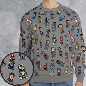 Homies All-over Print Sweatshirt