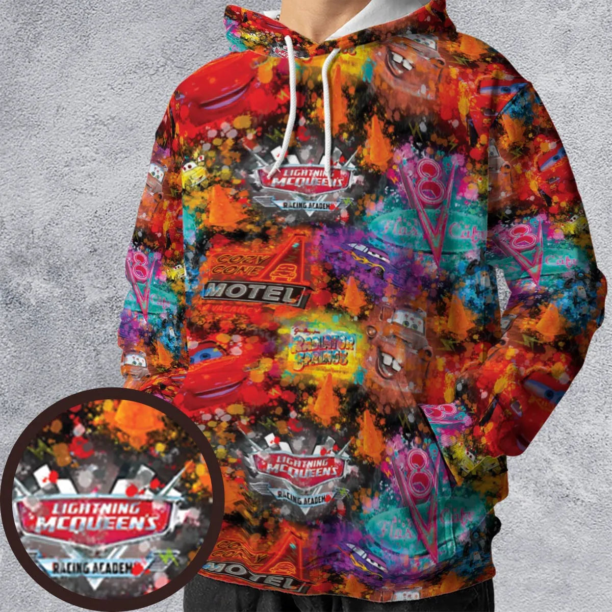 Neon Radiator Spring Cars All-over Print Hoodie
