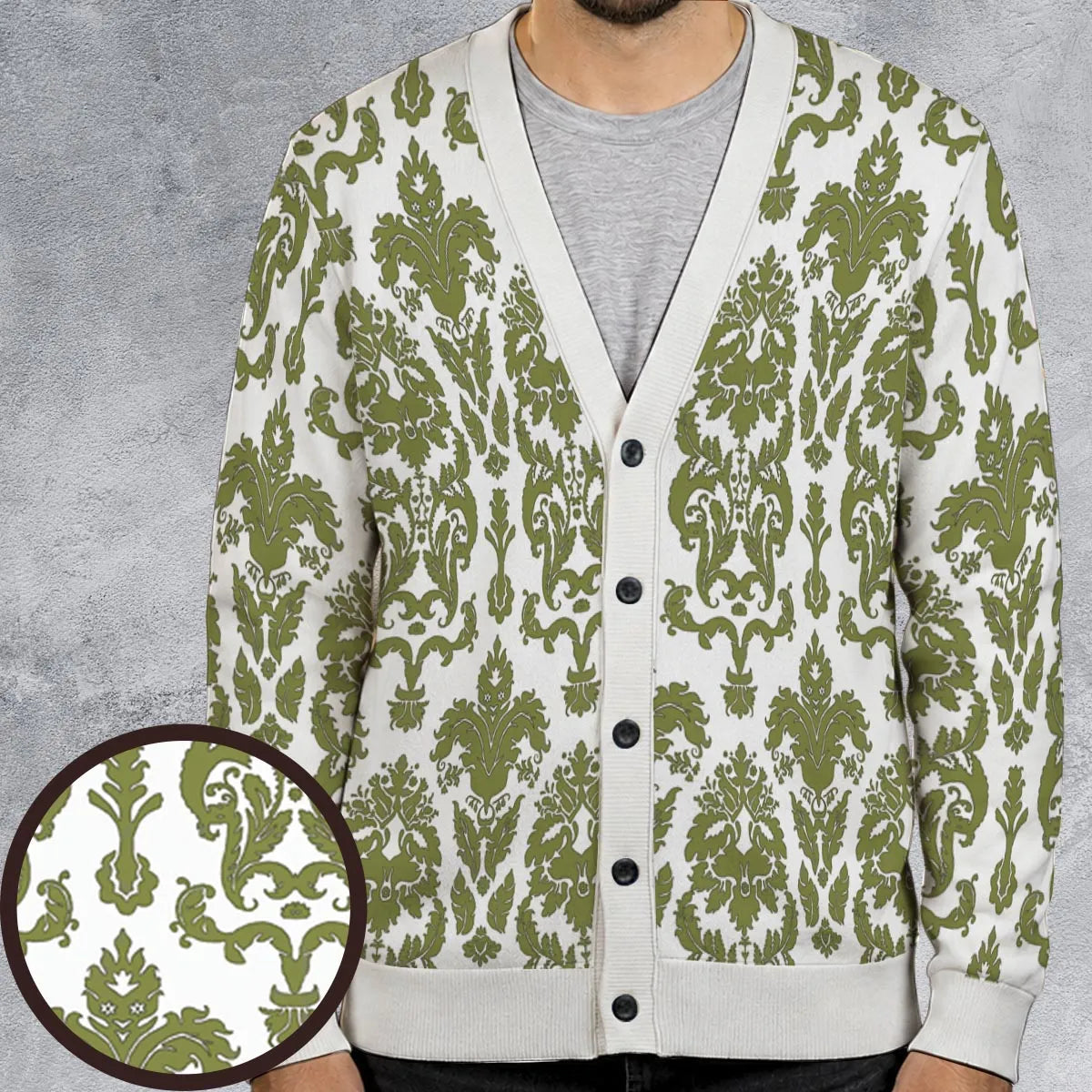 The Von Trapp Curtain Drapes Cardigan