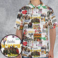 Stuck in the 80s Famous Sitcom AOP Men/Women Polo Shirt