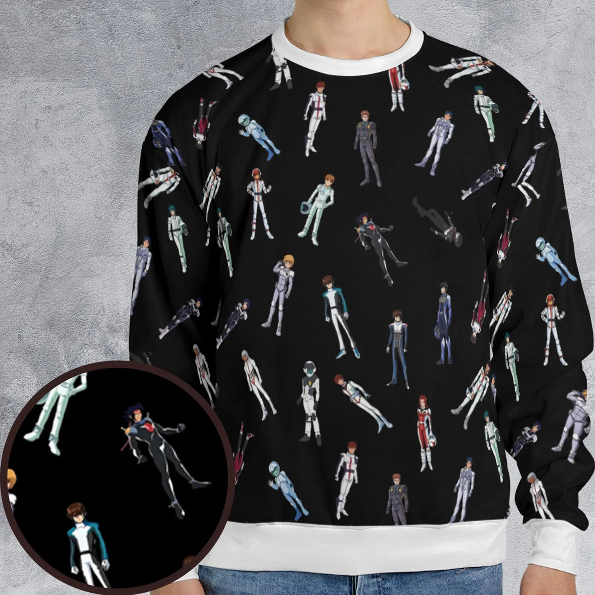 Gundam Pilot Suits Gundam Mobile All-over Print Sweatshirt