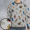All-over Print Sweatshirt - AYFGD5EU -  - 1