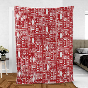 Gundam Runner Fleece Blanket