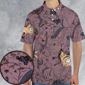 Uncontrollable Power Akira AOP Men/Women Polo Shirt
