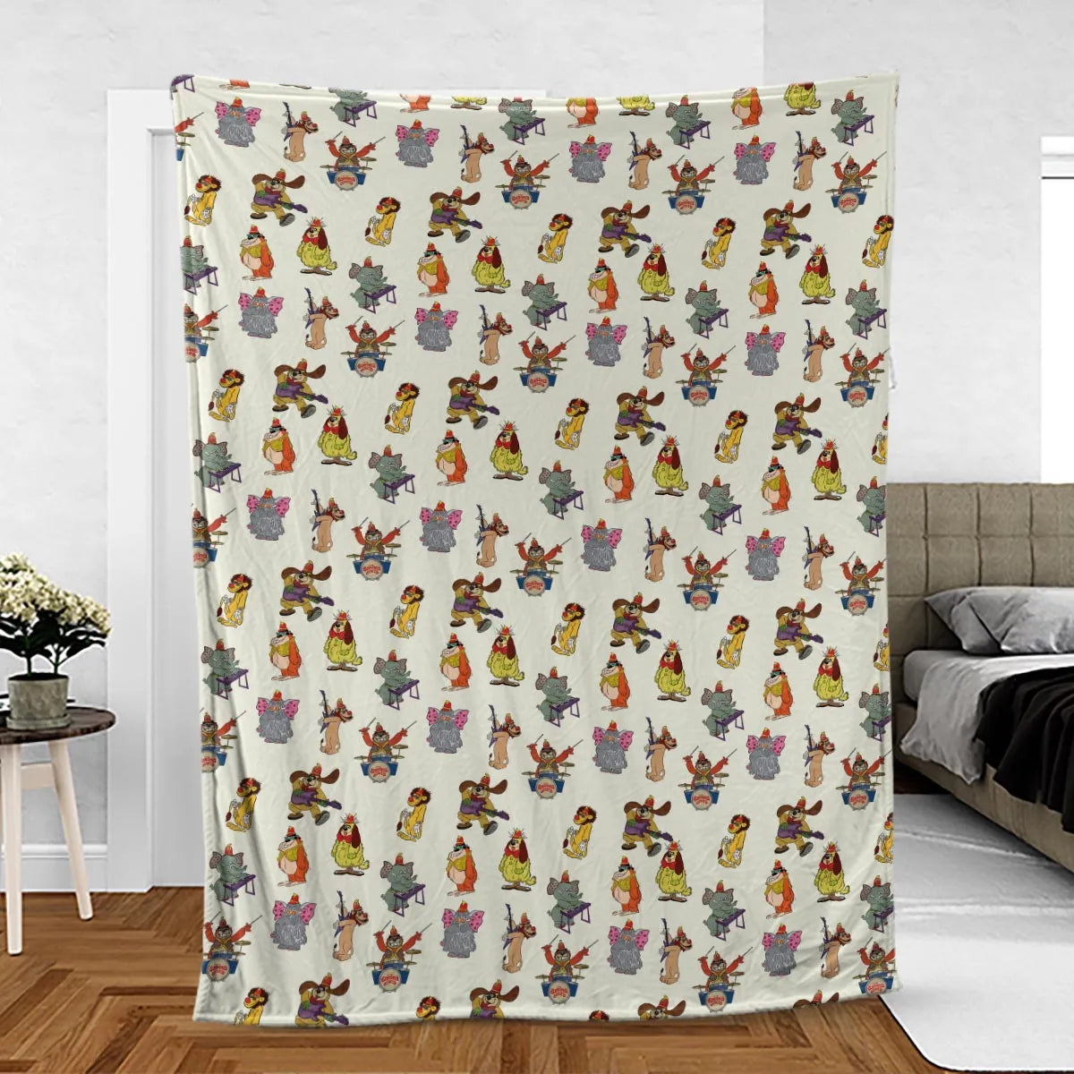 Snorky Fleegle Drooper Bingo The Banana Splits Fleece Blanket