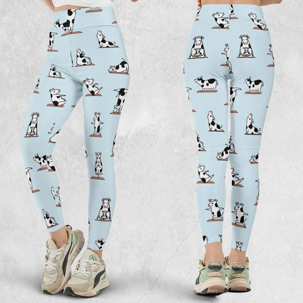 Moo Yoga Pattern Legging