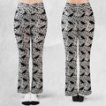 Nevermore The Raven Edgar Allan Poe Pattern Flare Leggings
