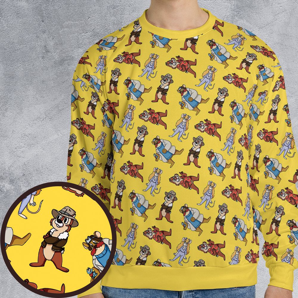 All-over Print Sweatshirt - WH2TDA1V -  - 1