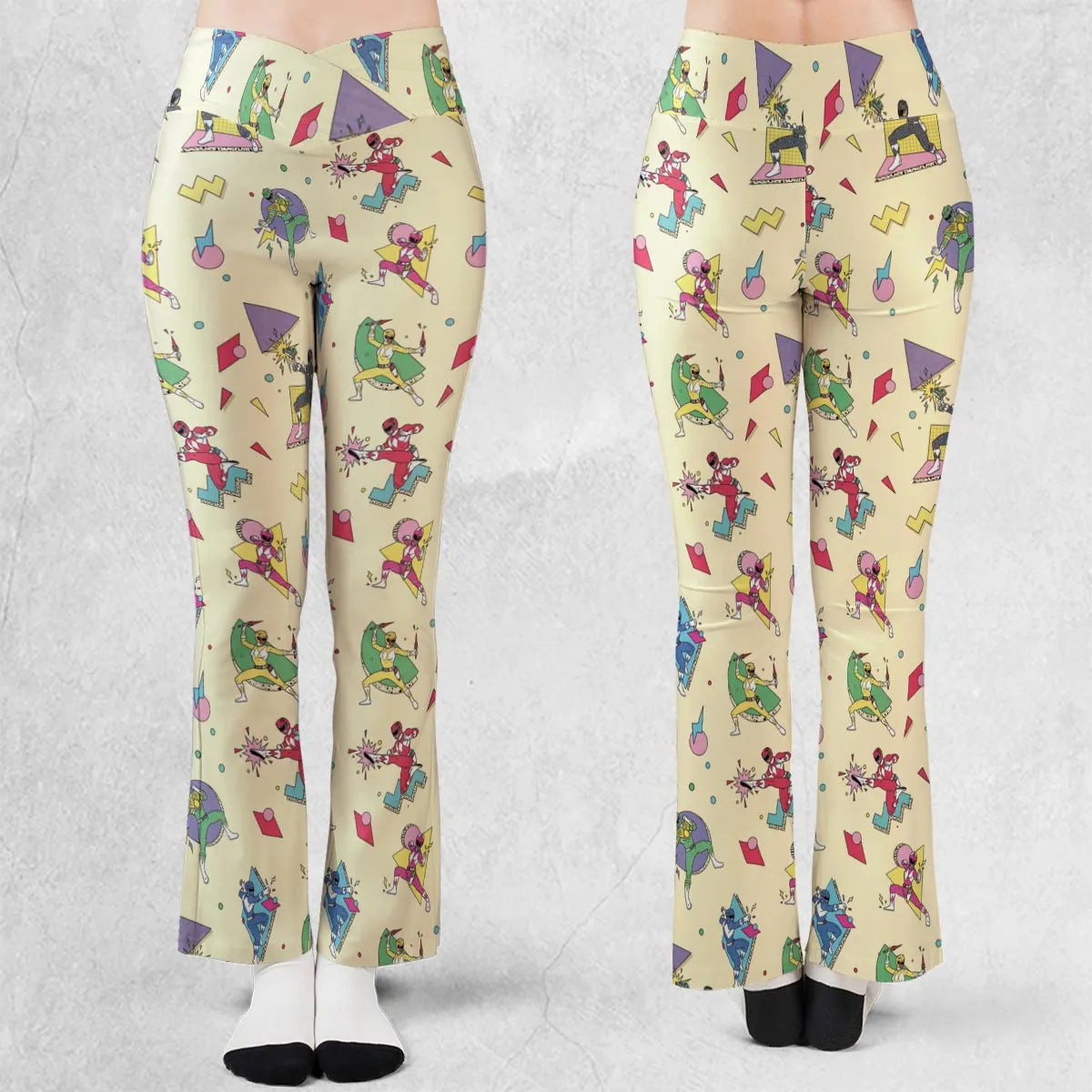 Morphin Team Power Rangers Flare Leggings