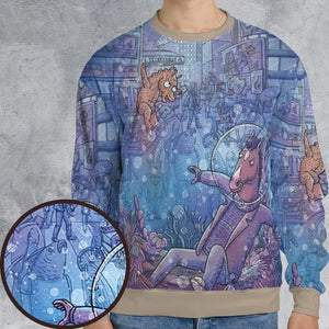 Bojack Horseman All-over Print Sweatshirt