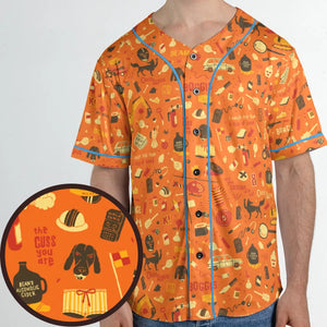 Fantastic Mr. Fox Pattern Unisex Baseball Jersey