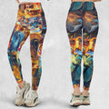 Charizard Ice Fire Dragon Combat Legging