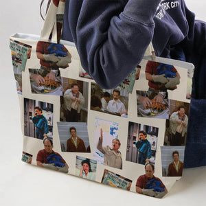 Seinfeld Famous Scenes Large Tote Bag