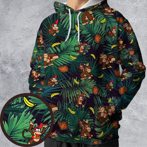 Donkey Kong Nintendo Video Games All-over Print Hoodie