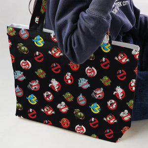 No Ghost Exists Ghostbusters Large Tote Bag
