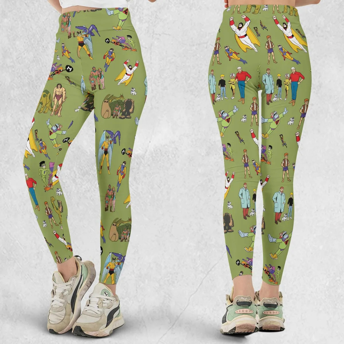 60s Vintage Characters Legging