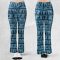 Walking In The Darkness Silly Walks Flare Leggings