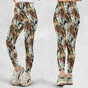Haunted Mansion Vintage Stretch Pattern Legging