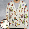 Rugrats Happy Halloween Pattern Cardigan
