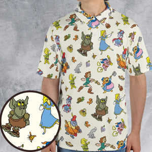 Gummi Bears Characters AOP Men/Women Polo Shirt
