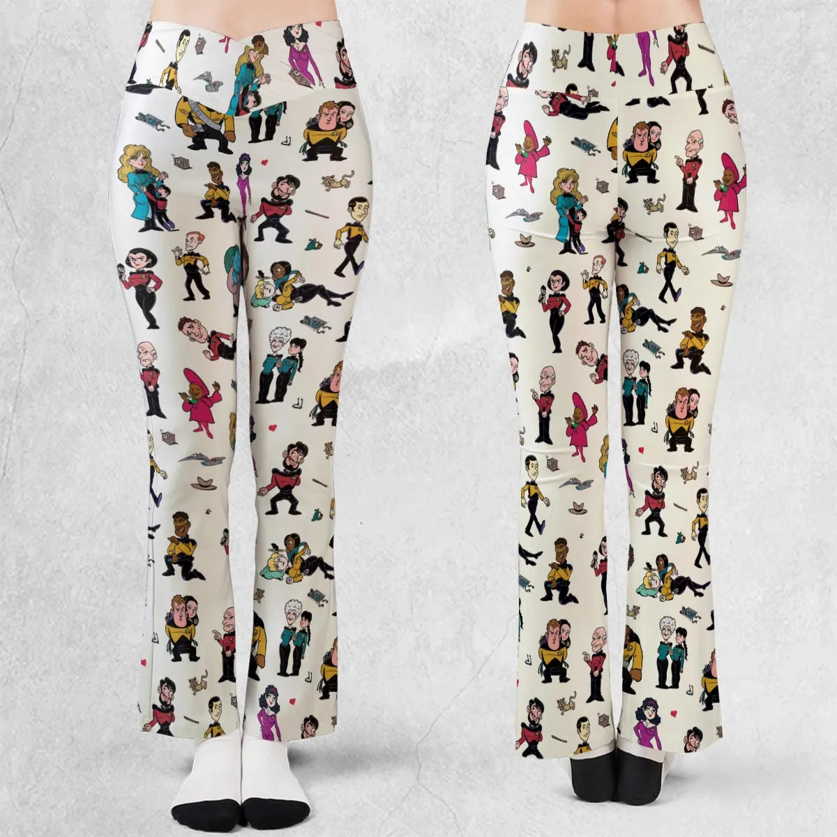 Star Trek TNG Tribute Flare Leggings