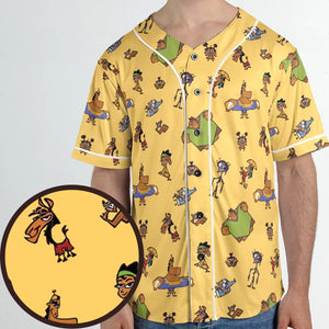 Groovy Threads The Emperor's New Groove Unisex Baseball Jersey