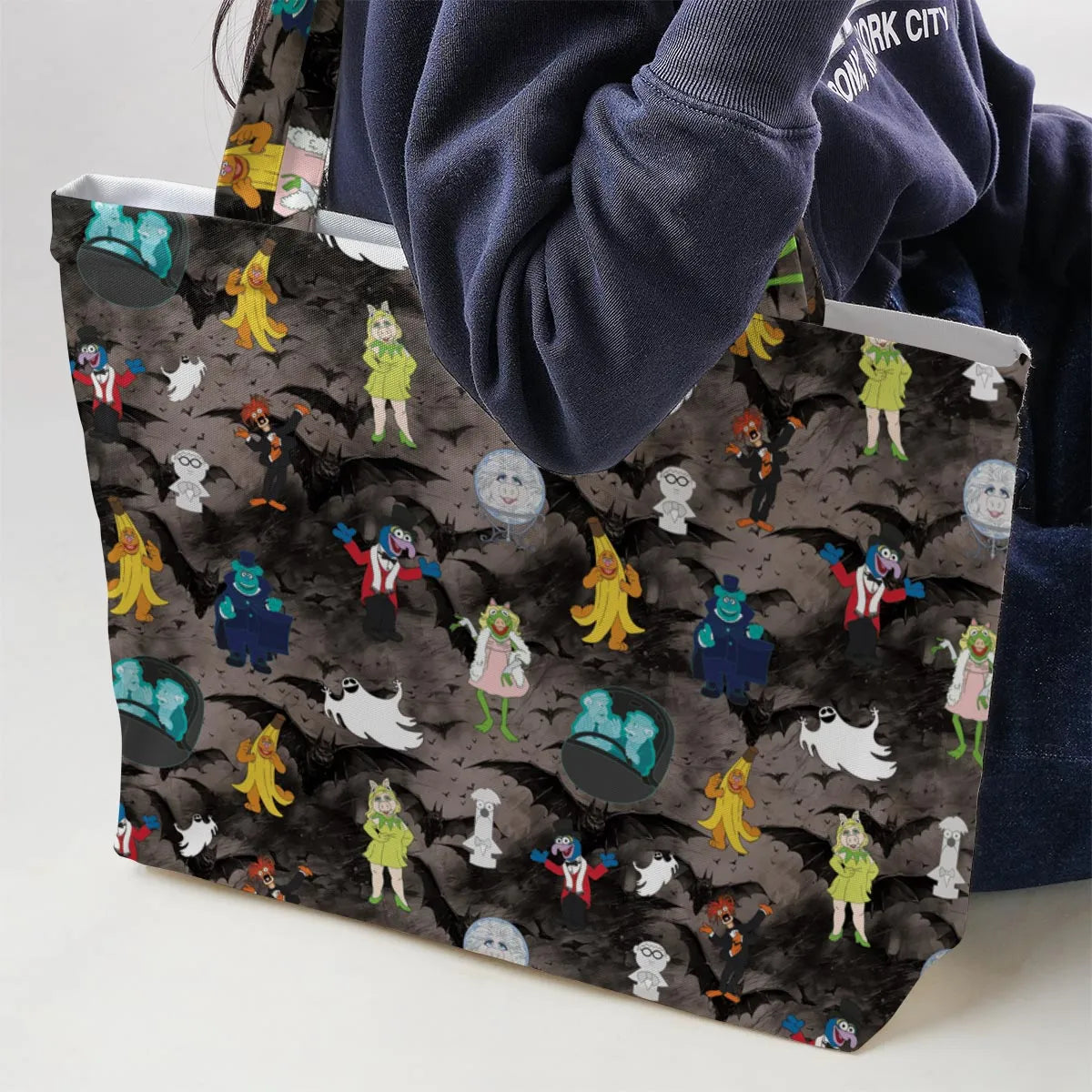 Muppet Haunted Large Tote Bag
