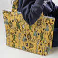 Magic Of Oz Characters Pattern Large Tote Bag