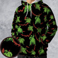 Oogie Boogie Pattern All-over Print Hoodie