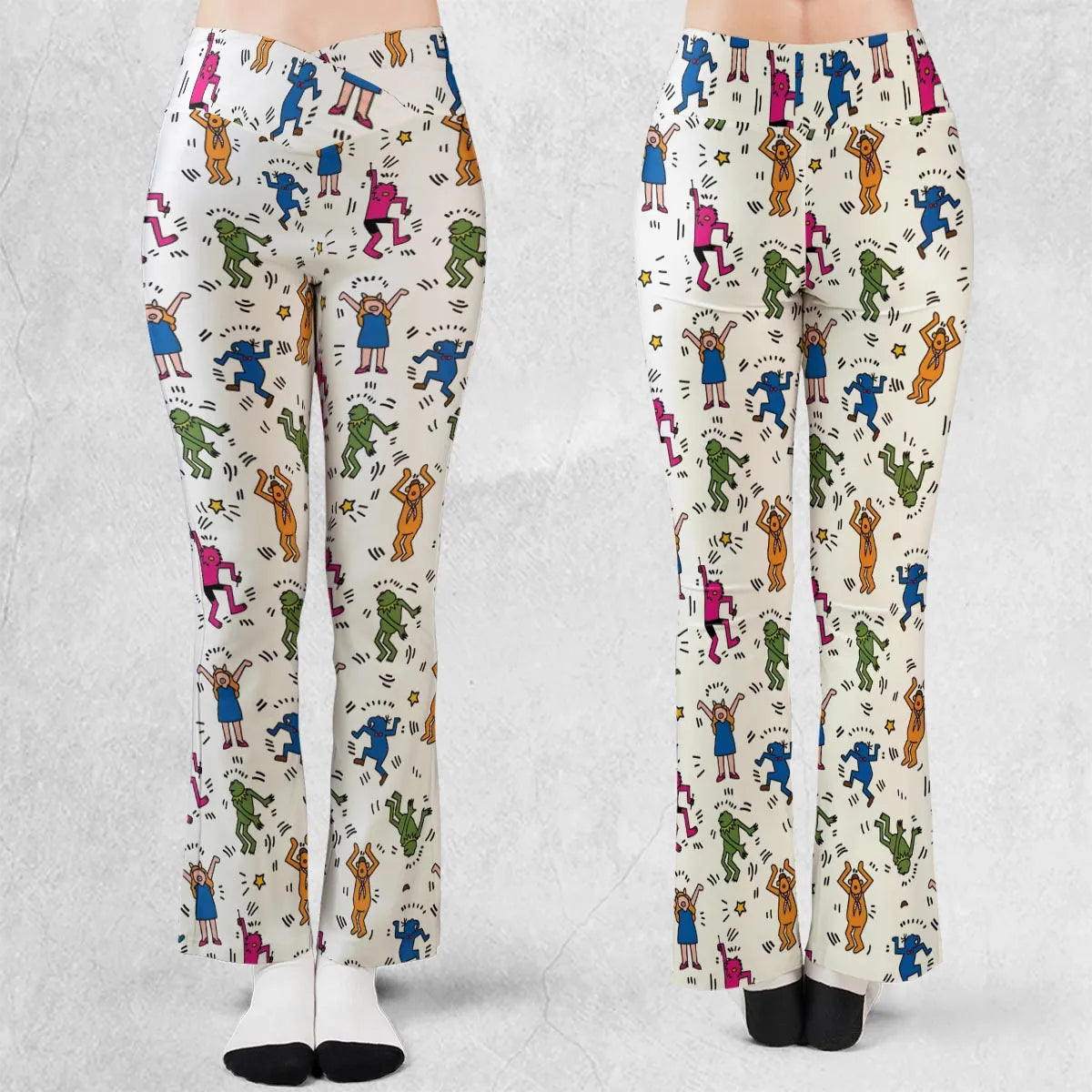 Dancing Muppets The Muppets Characters Flare Leggings