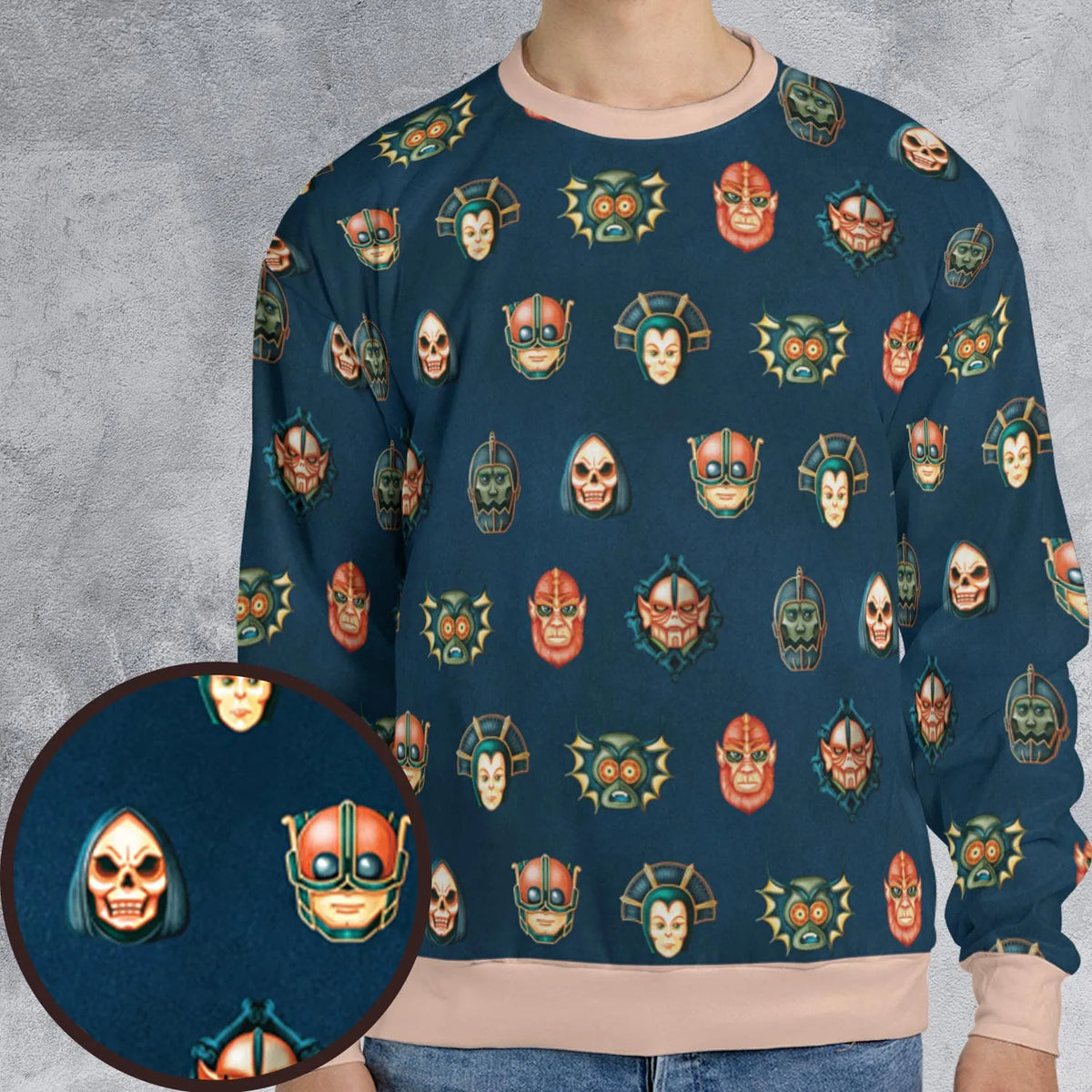 Villains He-man Masters Of The Universe All-over Print Sweatshirt