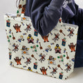 The Rock-afire Explosion Pattern Large Tote Bag