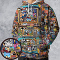 Timeless Memories of TV All-over Print Hoodie