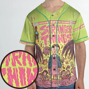 Into The Unknown Stranger Things Unisex Baseball Jersey