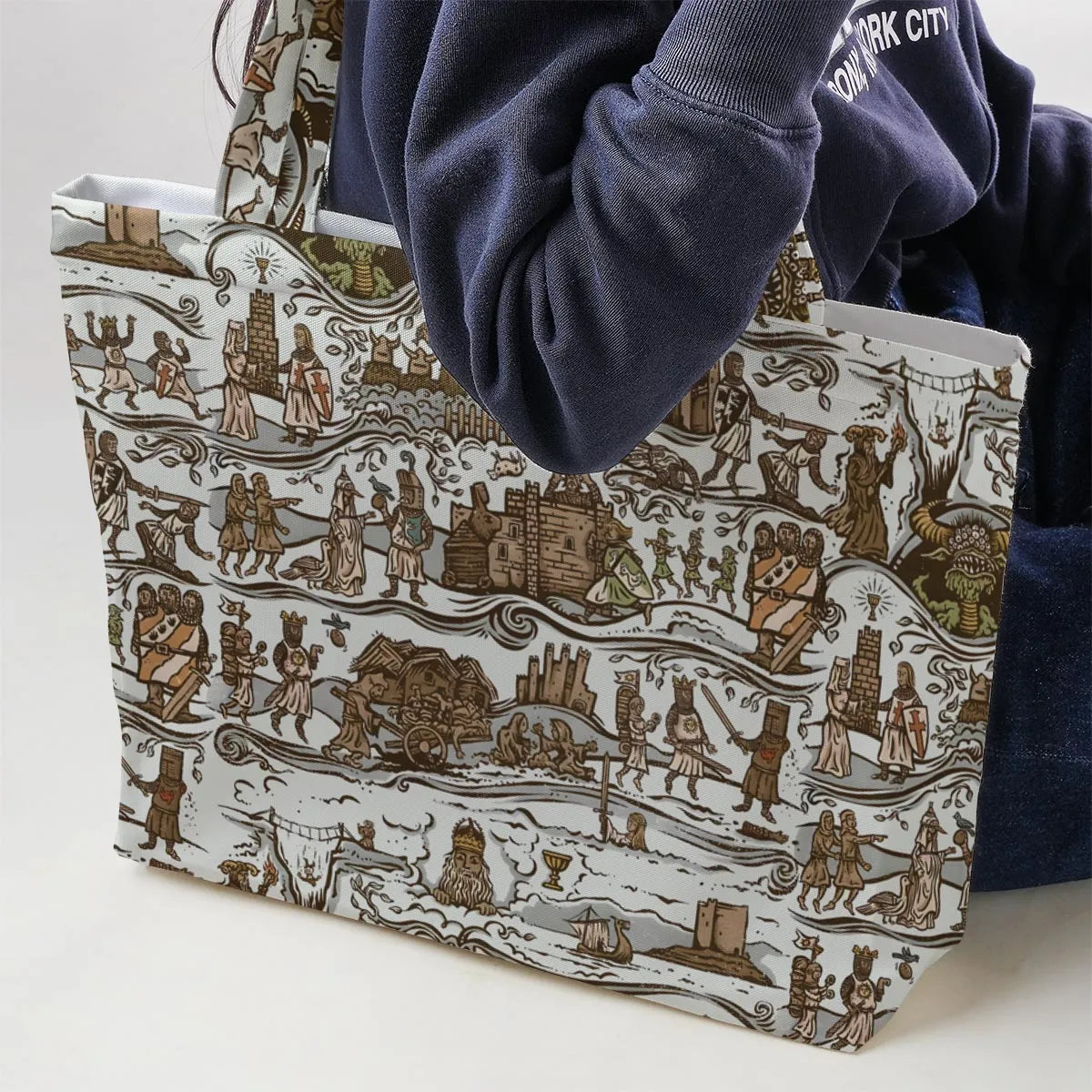 The Tapestry Journey Monty Python Large Tote Bag