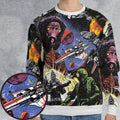 Galactic War Battlestar Galactica All-over Print Sweatshirt