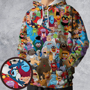 The Great Muppet Jubilee The Muppet All-over Print Hoodie