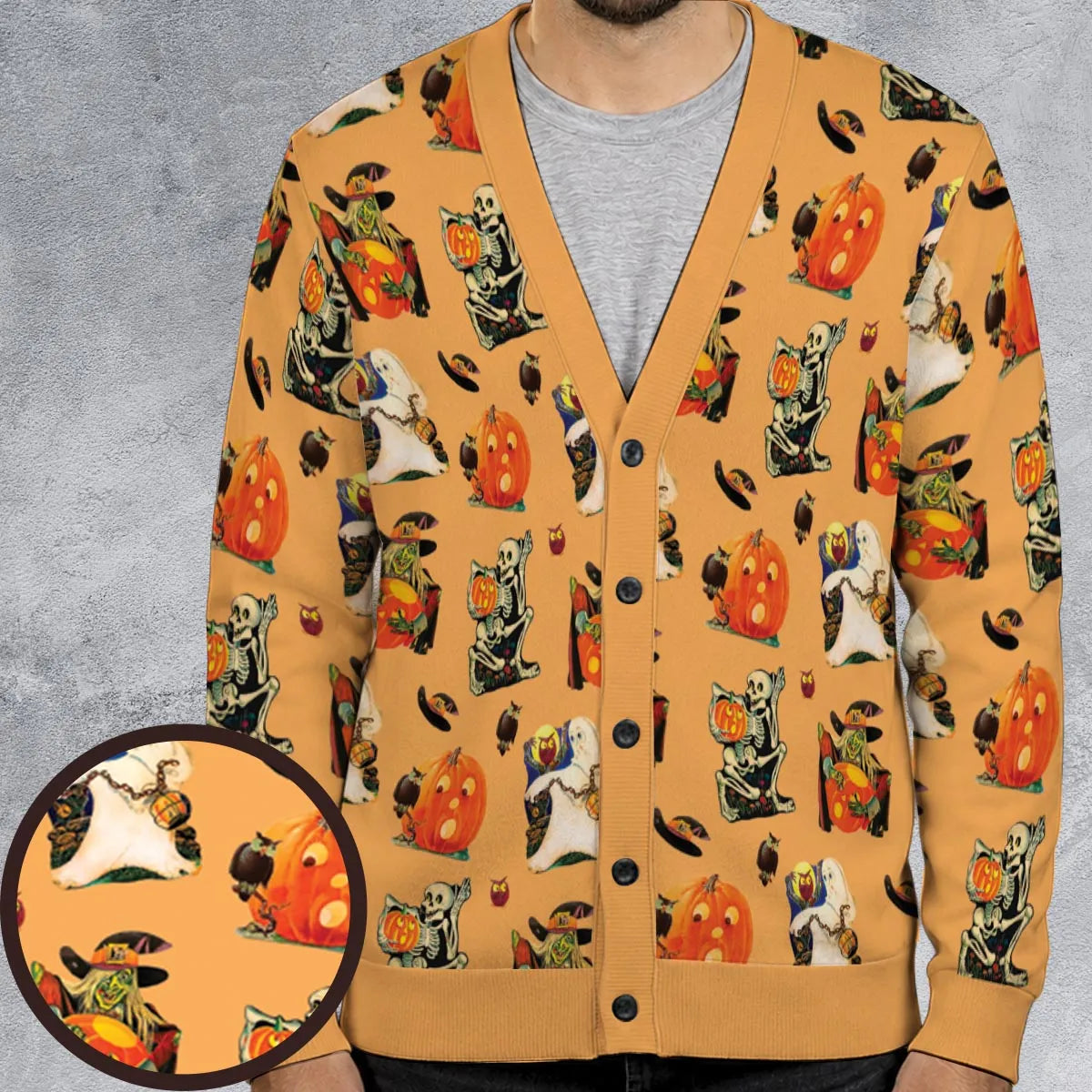 GenX Halloween decorations Cardigan