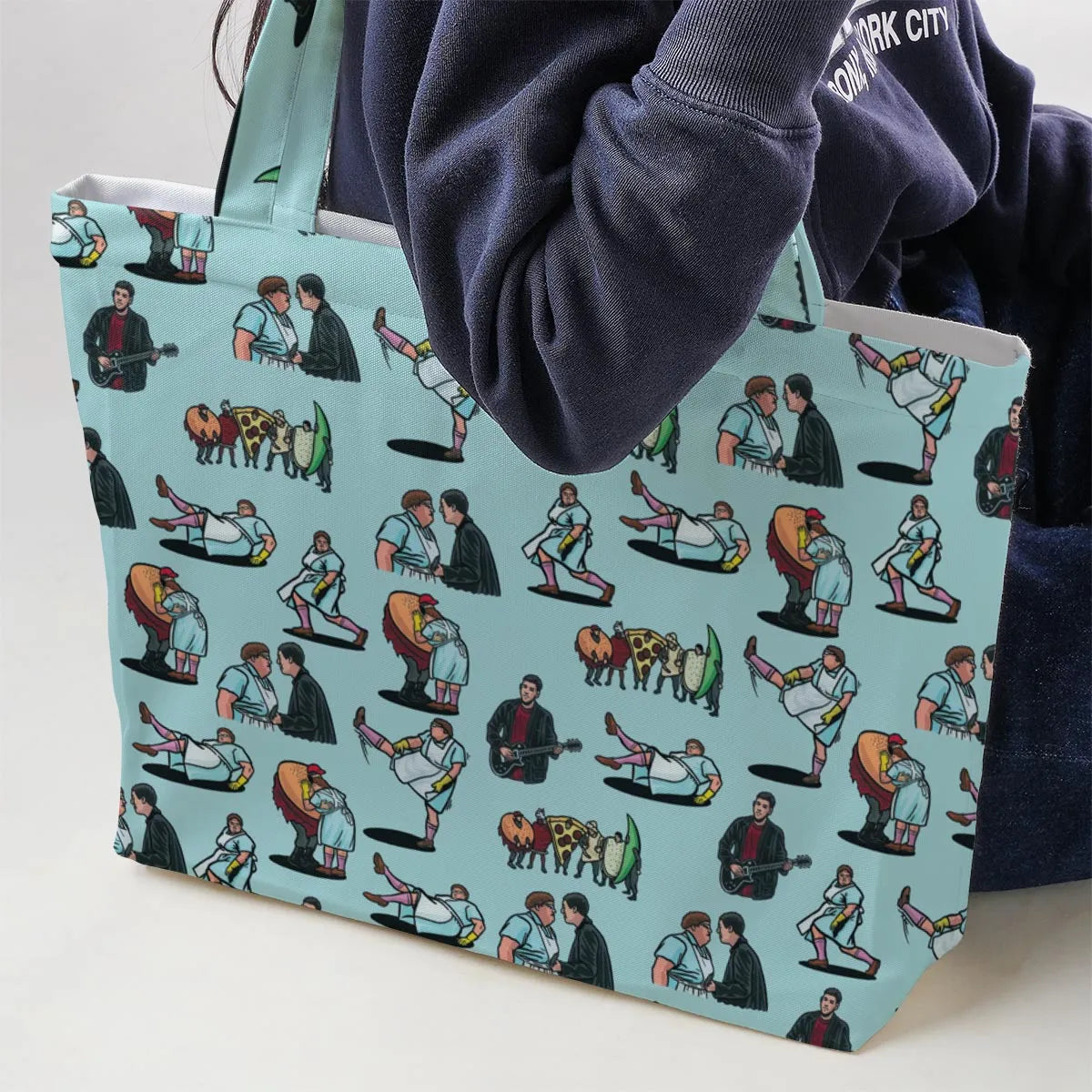 Lunch Lady Land SNL Large Tote Bag