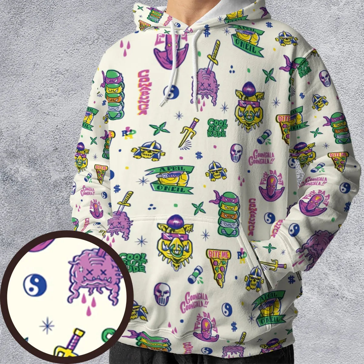 Shell Shock Teenage Mutant Ninja Turtles All-over Print Hoodie