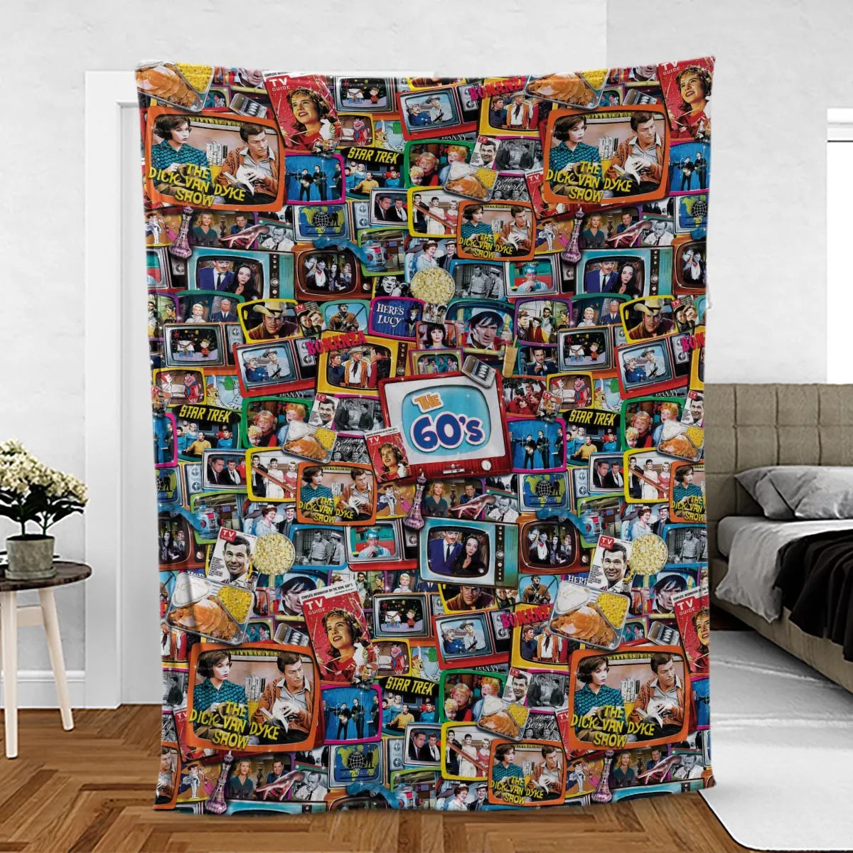 The 60s Classic TV Shows Fleece Blanket