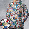 All-over Print Hoodie - 4B1CW9TT -  - 1