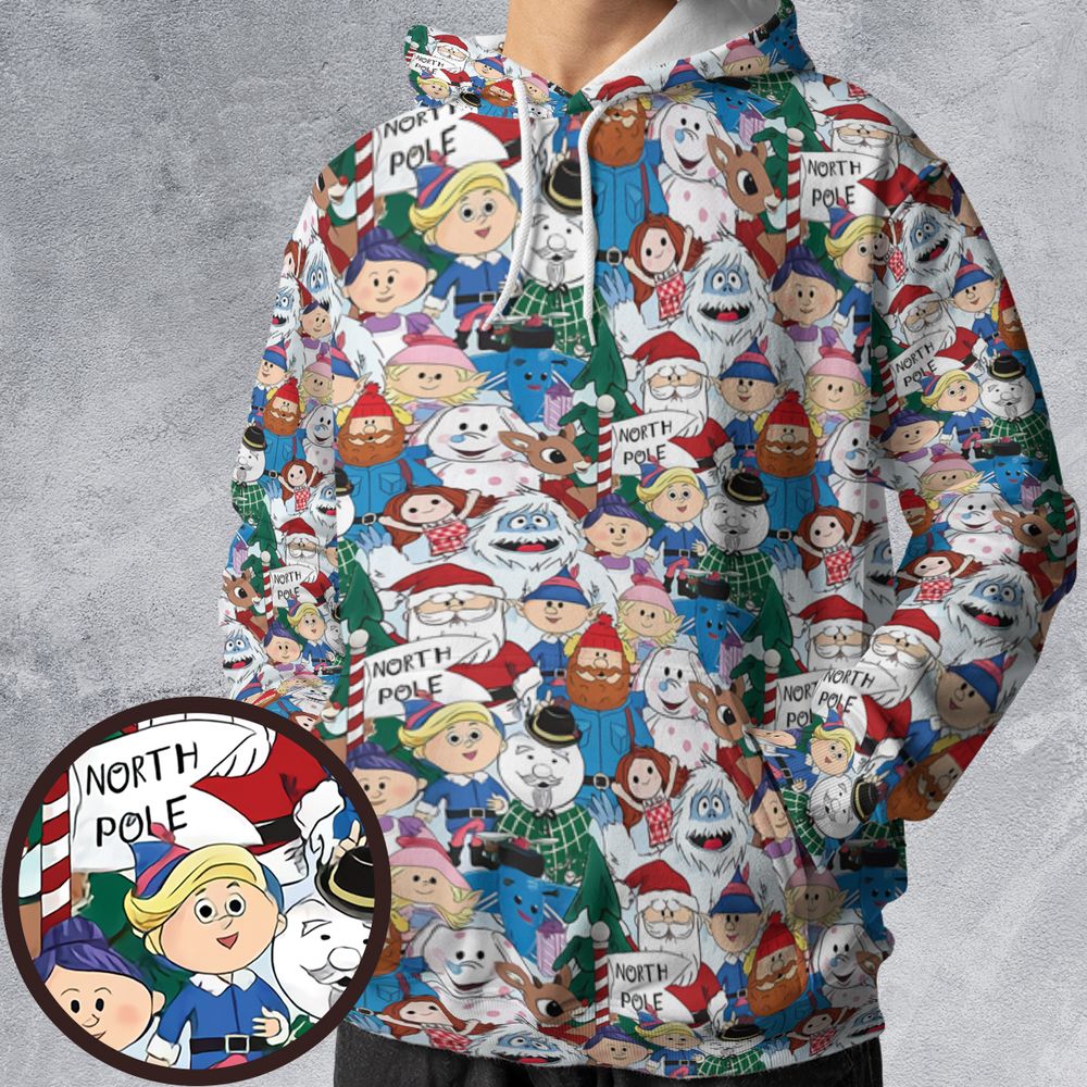 All-over Print Hoodie - 4B1CW9TT -  - 1