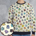 Pokemon In Substitute Style All-over Print Sweatshirt