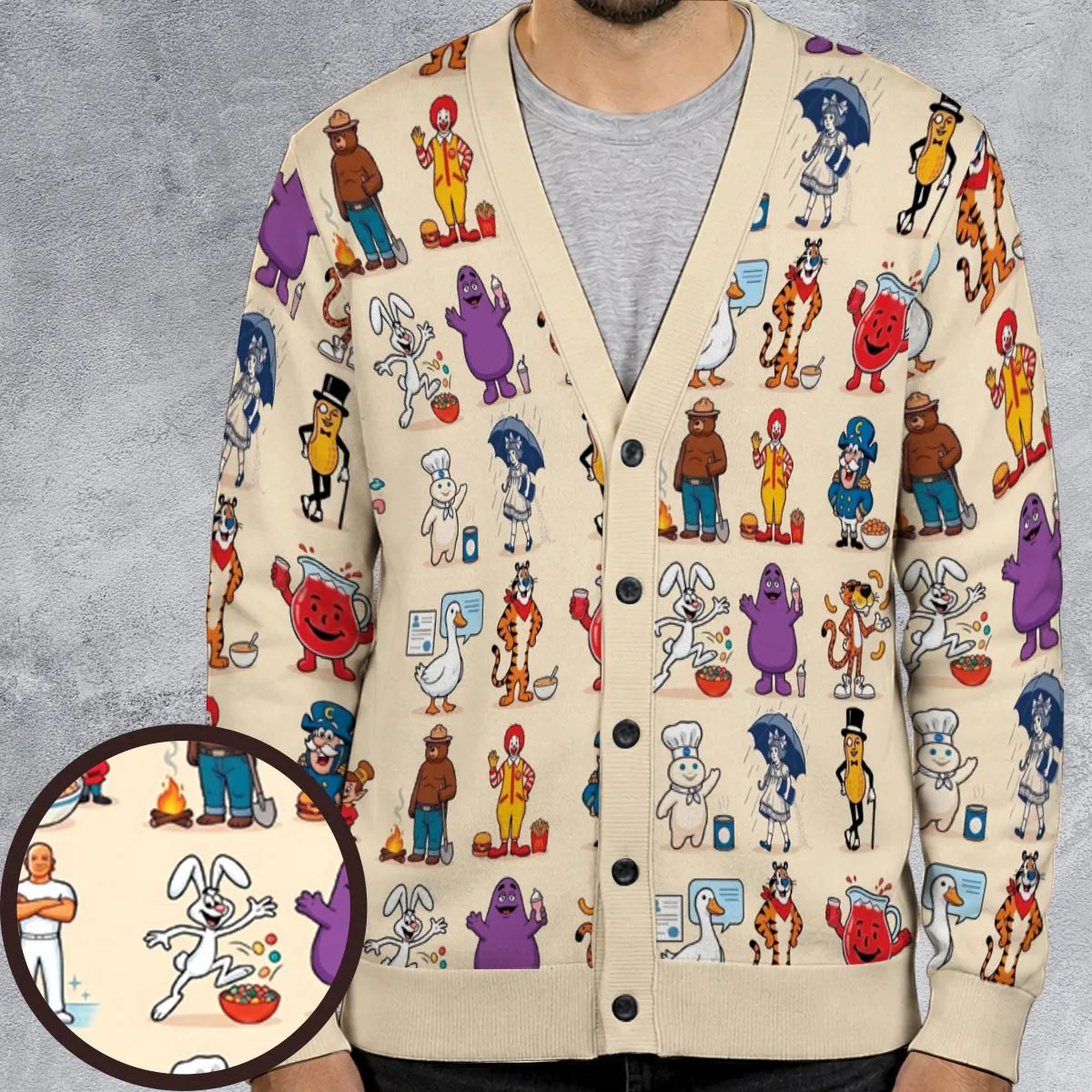 Advertising Mascot Cardigan
